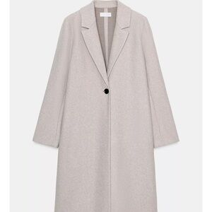Zara Women's Light Gray Trench Coat